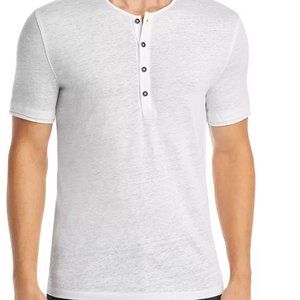John Varvatos linen Henley